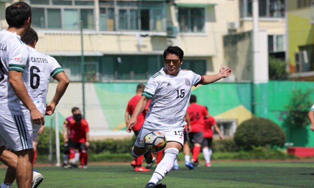 Mexican communities in Shanghai celebrate Month of Mexico with soccer matches