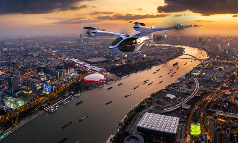 Affordable air taxi travel expected to enter commercial use in China around 2024