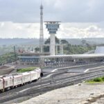 The Chinese Express Train Running in East Africa