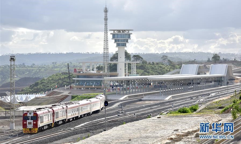 The Chinese Express Train Running in East Africa