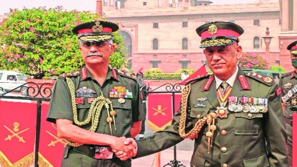 Chief of Army Staff Sharma busy in meetings with Indian officials