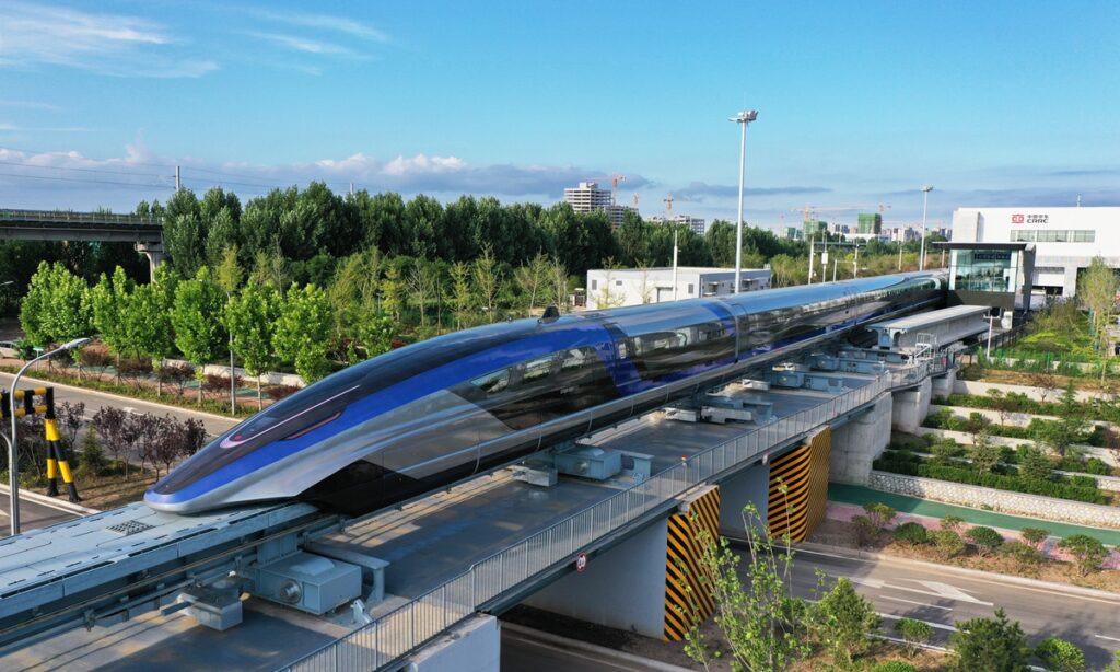 China plans to boost railway technology advantages by 2025 with a 600km/h maglev system and vacuum tube trains