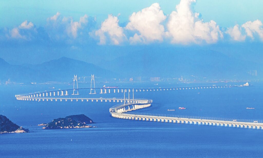 Cross-sea bridge tests nation’s ingenuity, innovation in ecological conservation, sees reward in increased Chinese white dolphins