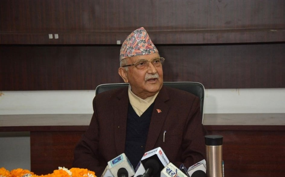 UML Chairman Oli in Kapilvastu