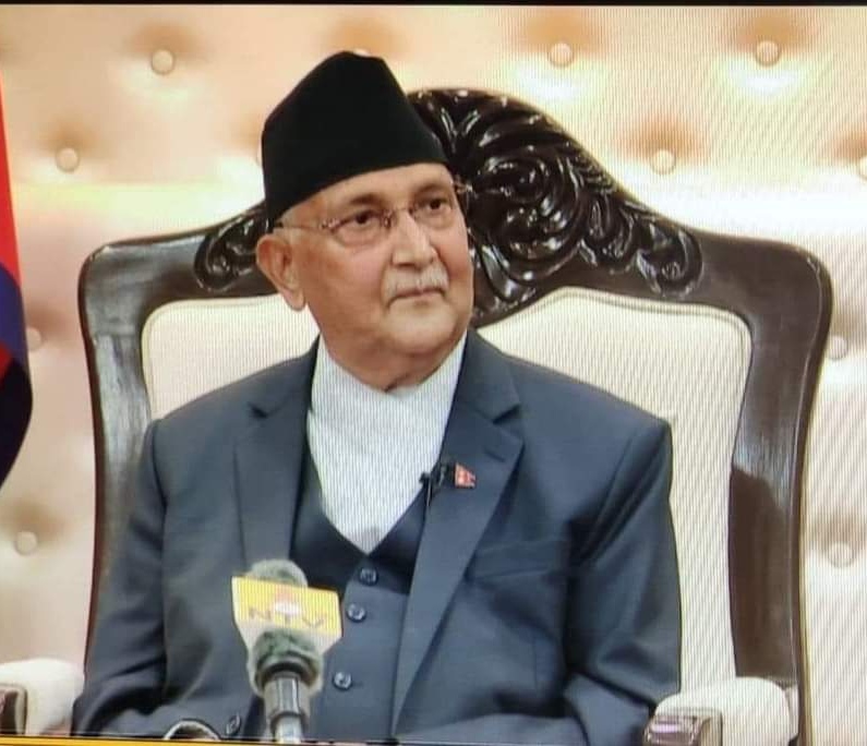 <strong>UML General Convention: Chairman Oli takes oath</strong>