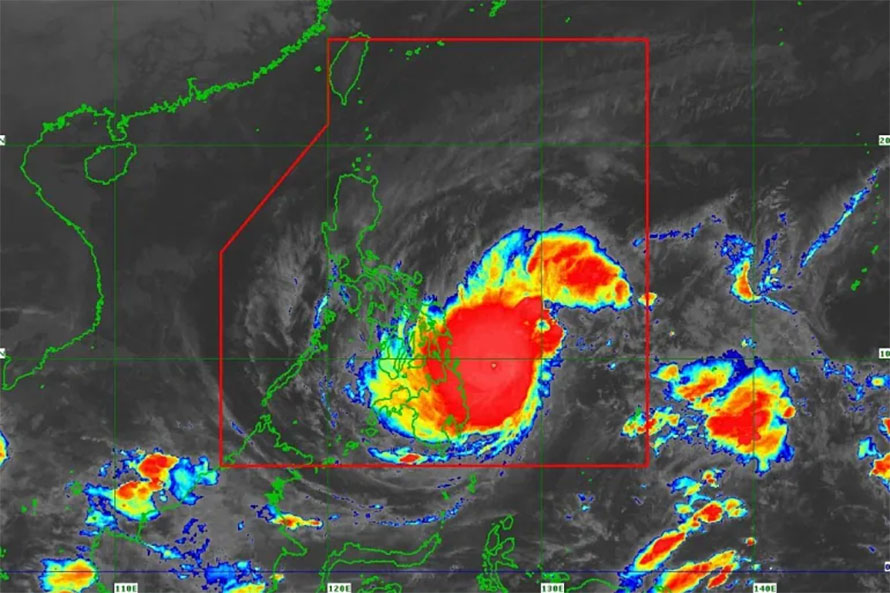 Thousands evacuated before the typhoon hit the Philippines