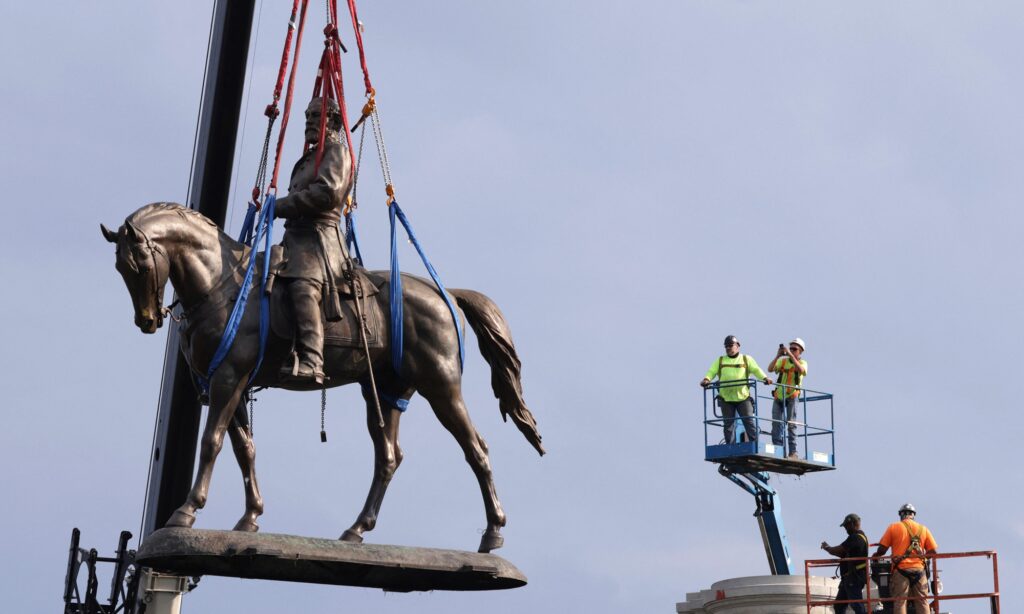 Almanac from late 1800s found under Robert E. Lee statue