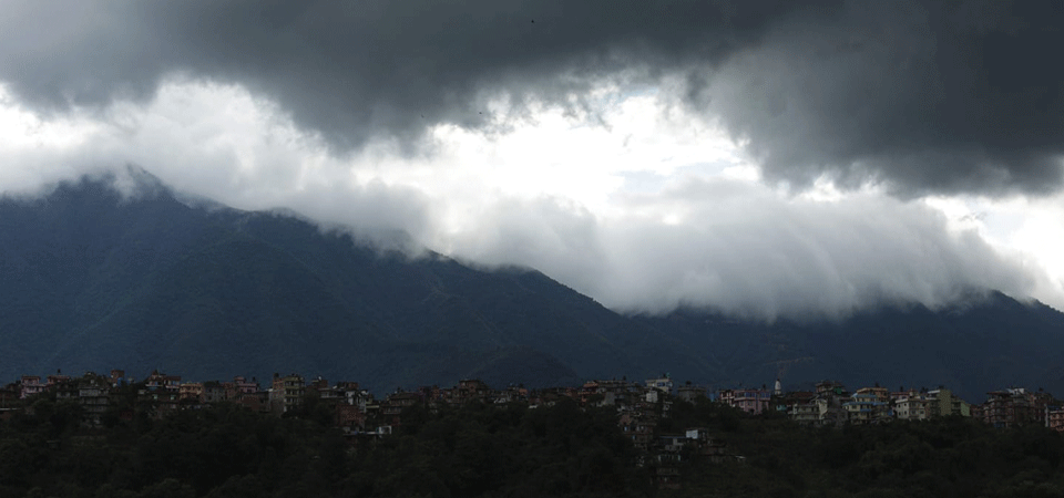 Chance of light rain in some places of hilly terrain