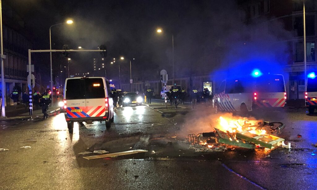 Arrests, clashes in Netherlands COVID-19 protest