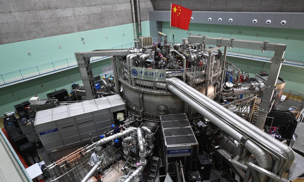 Viral tweet showing China’s ‘artificial sun’ identified as rocket launch