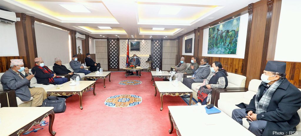 Meeting of the five-party coordination committee is being held today