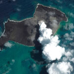 `The volcano is estimated to have caused significant damage in Tonga