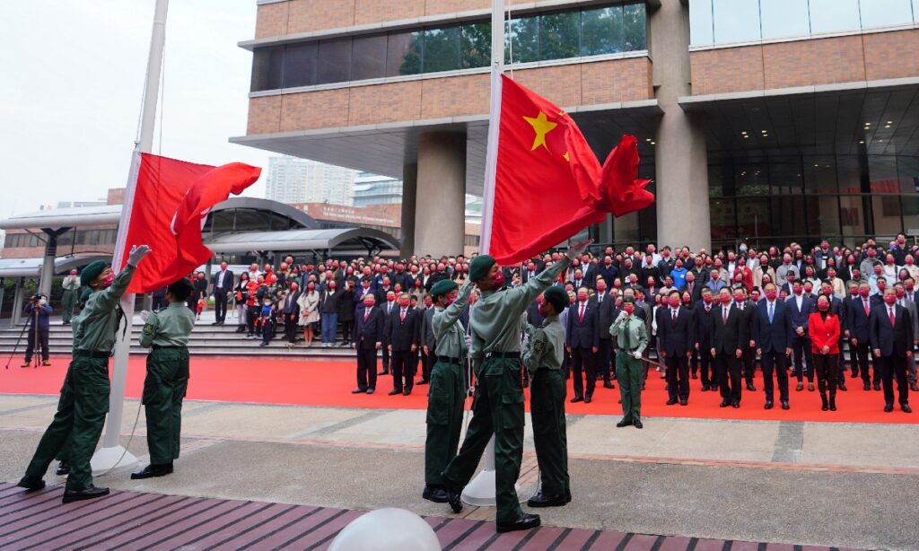 Schools in HK host national flag-raising ceremony on New Year’s Day to enhance national identity, patriotism