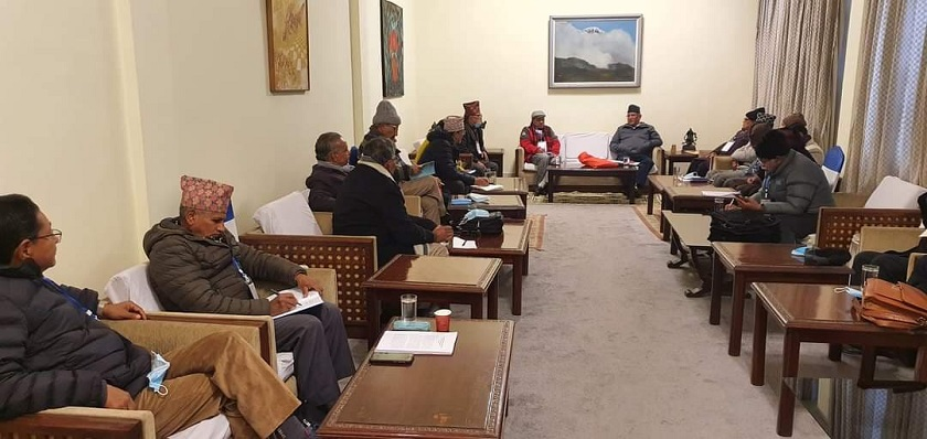 Standing committee meeting to elect Maoist office bearers