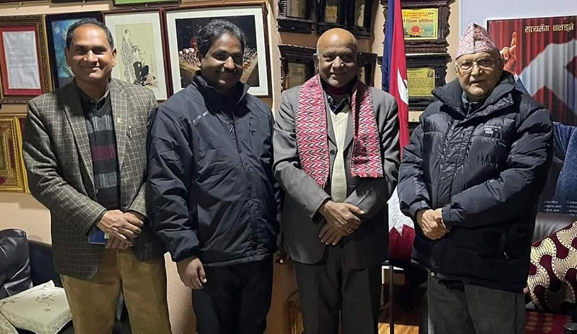 Unified Socialist Politburo member Yadu Bansh Jha joins UML