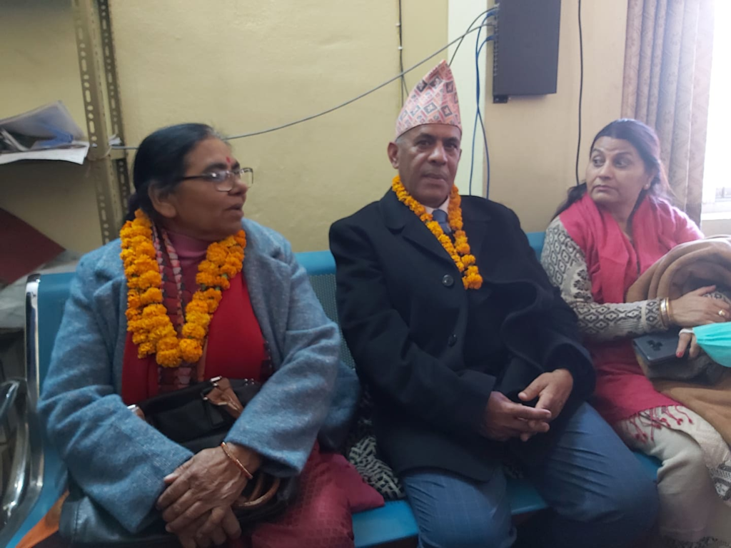 Poudel and Timalsina registered their candidacies from the alliance in Bagmati Pradesh