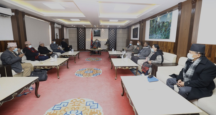 Meeting of High-Level Coordination Committee continues in Baluwatar