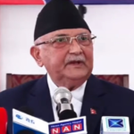 Oli will address all 77 district conventions of the UML from the central office