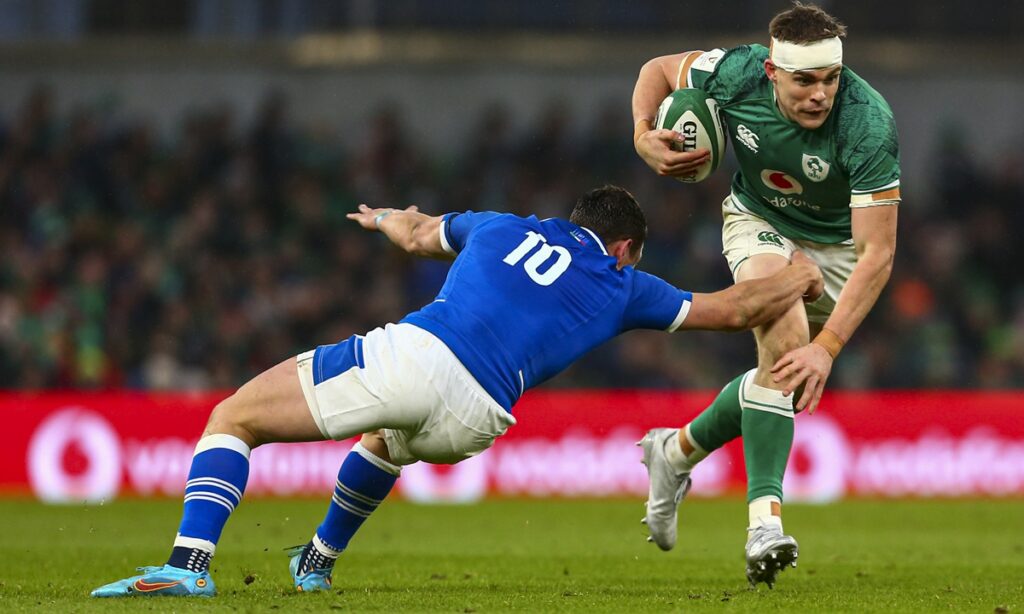 Irish crush depleted Italy 57-6 in Six Nations to keep title hopes alive