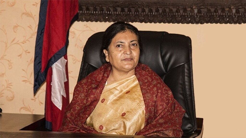 President Bhandari arrives in Pokhara