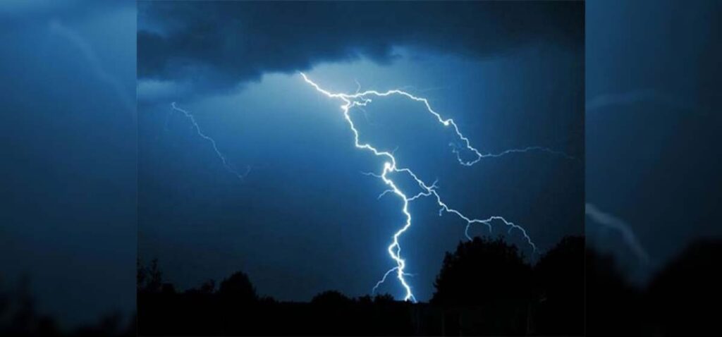 Heavy rain amidst thunderstorms in the Kathmandu Valley