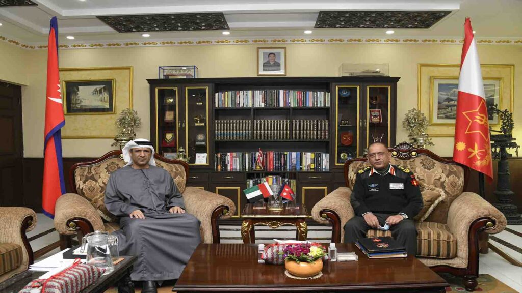 Meeting between the Chief of Army and the Ambassador of the UAE