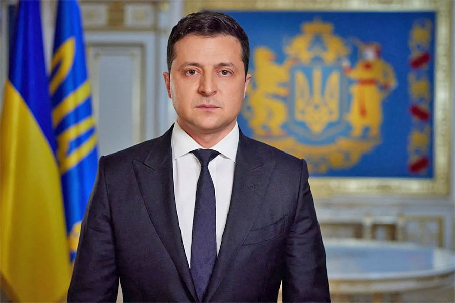 Ukraine’s President declares, ”We will not give up a single inch of land.”
