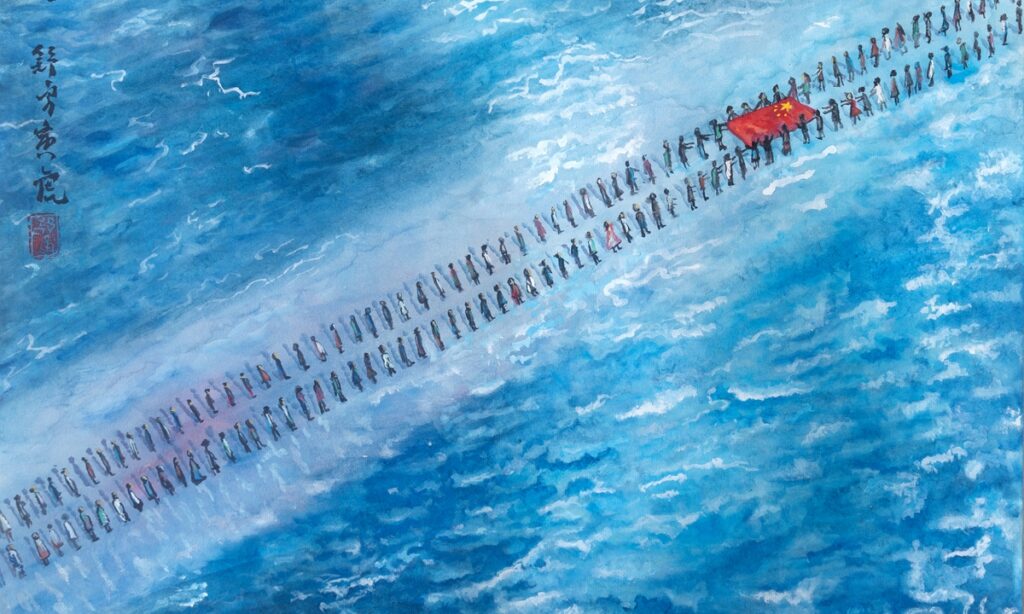 Chinese artist commemorates Beijing 2022 with a painting a day