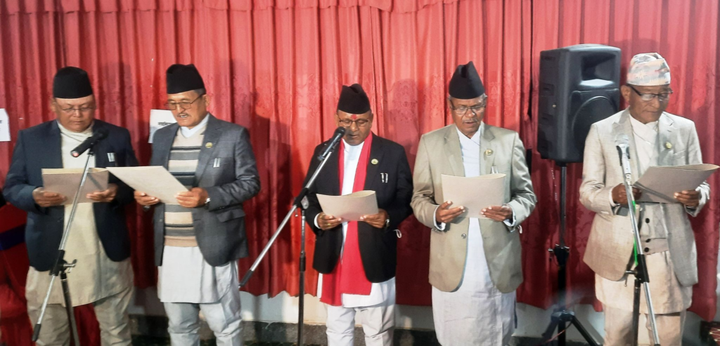 Newly appointed minister of Karnali takes oath