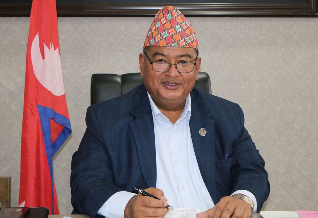 Minister Shrestha holds interaction with Nepali diaspora in UAE