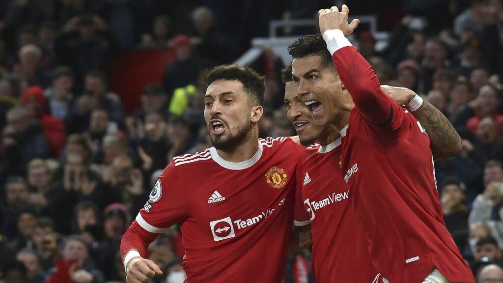 Manchester United won when Cristiano Ronaldo scored a hat-trick