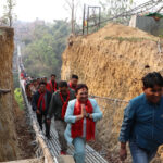 The Karyabinayak-Machhindrabahal suspension bridge has been finished