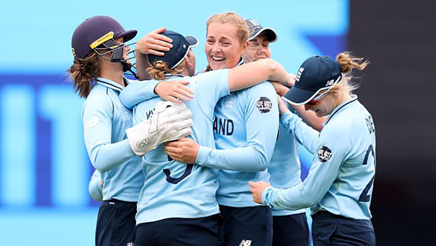 The Women’s World Cup Final matches England against Australia