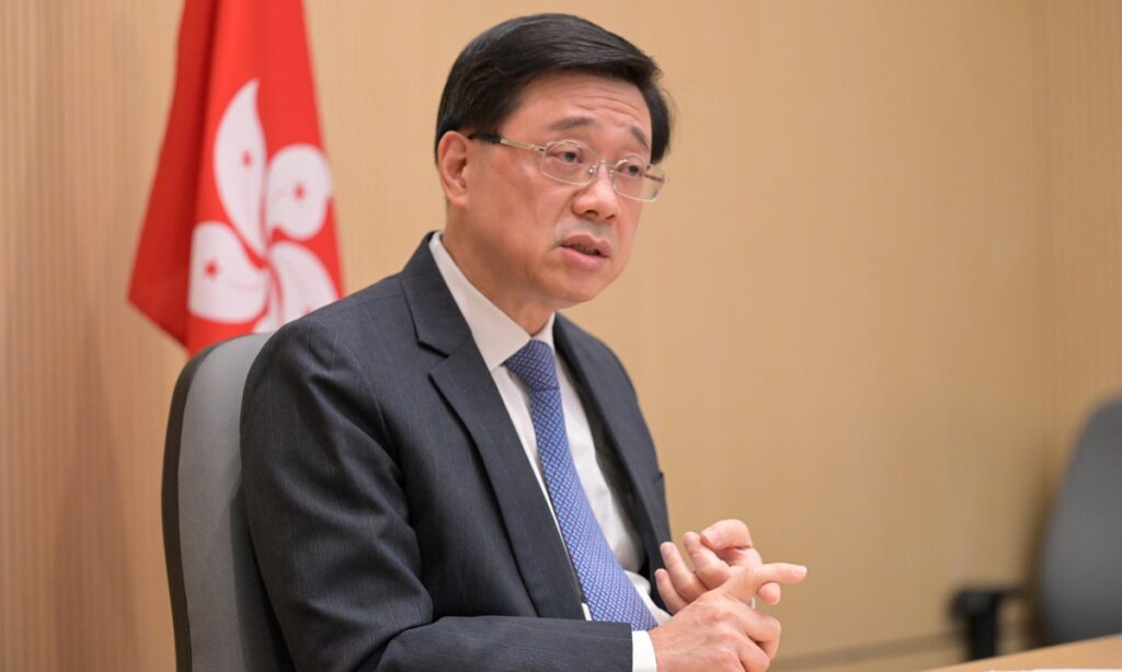 Chief Secretary for Administration John Lee Ka-chiu will join the election to be next Chief Executive of Hong Kong SAR: Sing Tao Daily