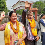 Registration of nomination of UML candidate for mayor and deputy mayor of Pokhara