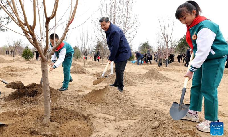 Xi Focus: Plant more trees to make the country’s land greener