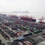 Shanghai Port sees normal operation, no backlog of container ships