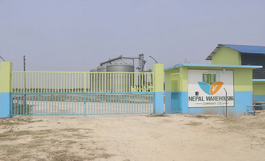 Operation of Nepal’s largest food storage house in Sunsari