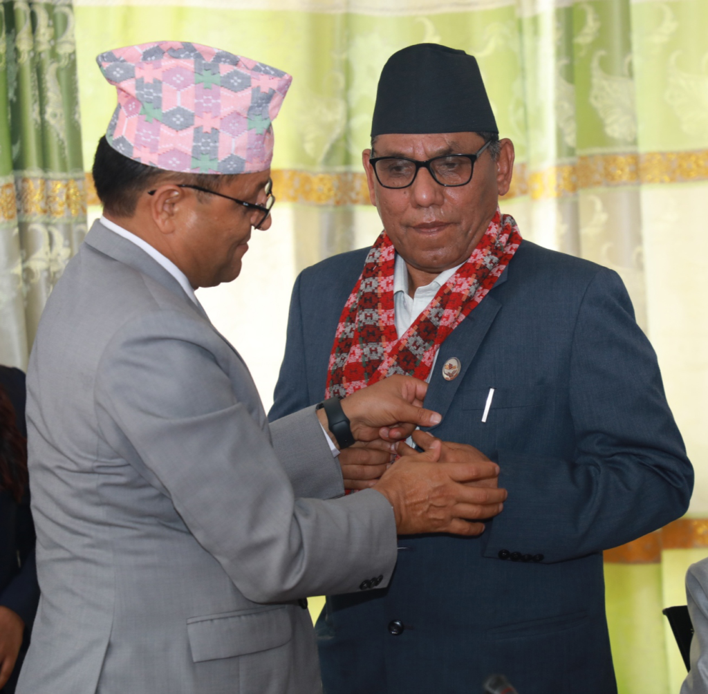 Newly appointed National Assembly member Dahal sworn in