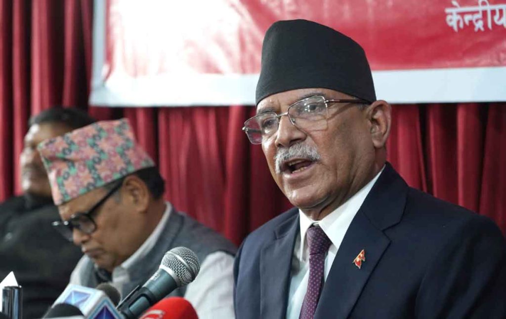 Chairman Dahal says that elections will be held on time