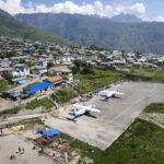 Food has been stuck at the Humla airport because of transportation issues