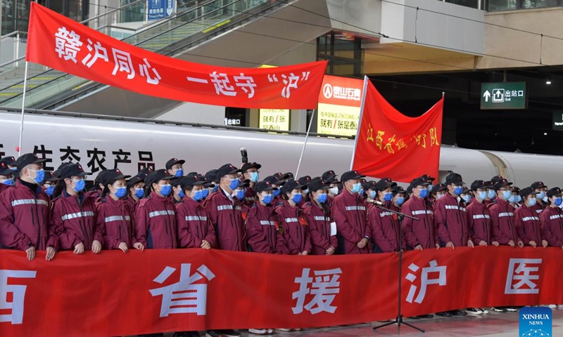 Over 38k medical workers deployed to aid Shanghai in Omicron battle, the highest number since Wuhan in early 2020