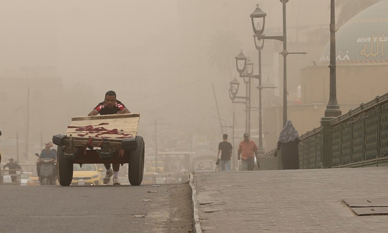 Flights grounded at airports as third dust storm in two weeks blankets Iraq