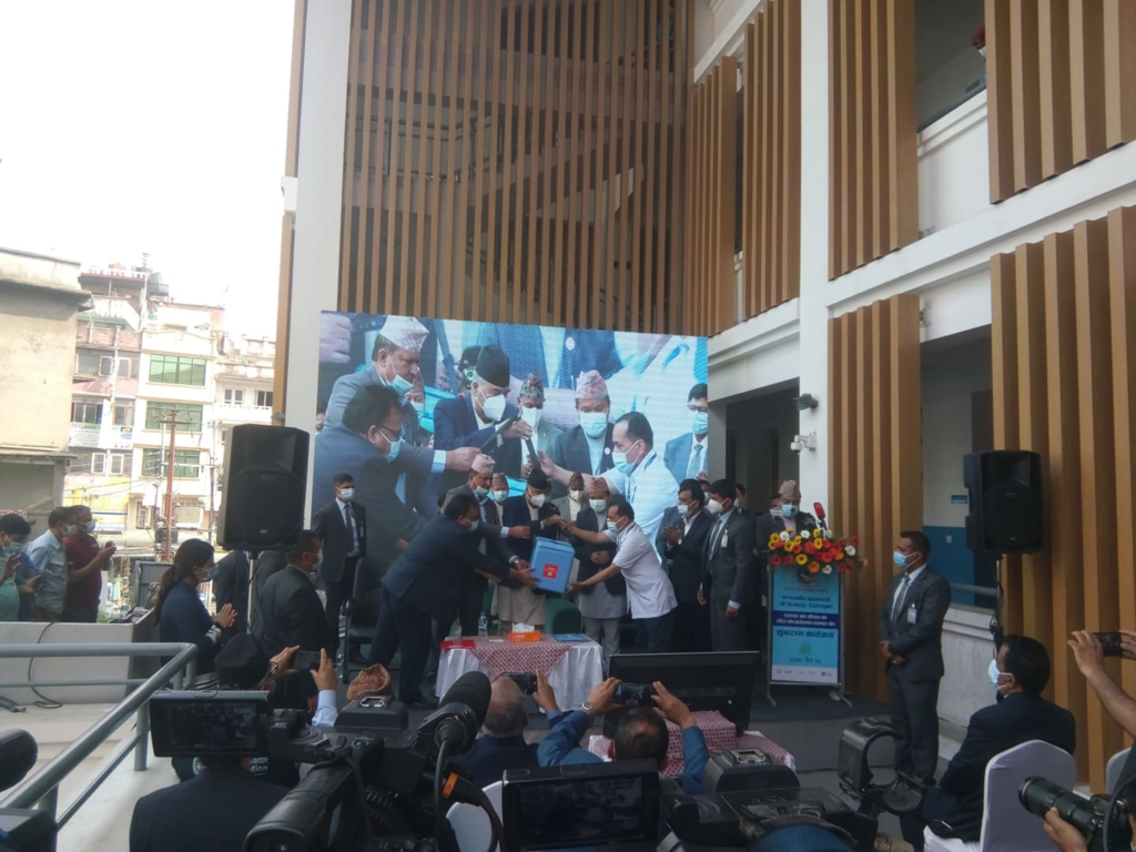 Prime Minister Deuba inaugurates anti-typhoid vaccine