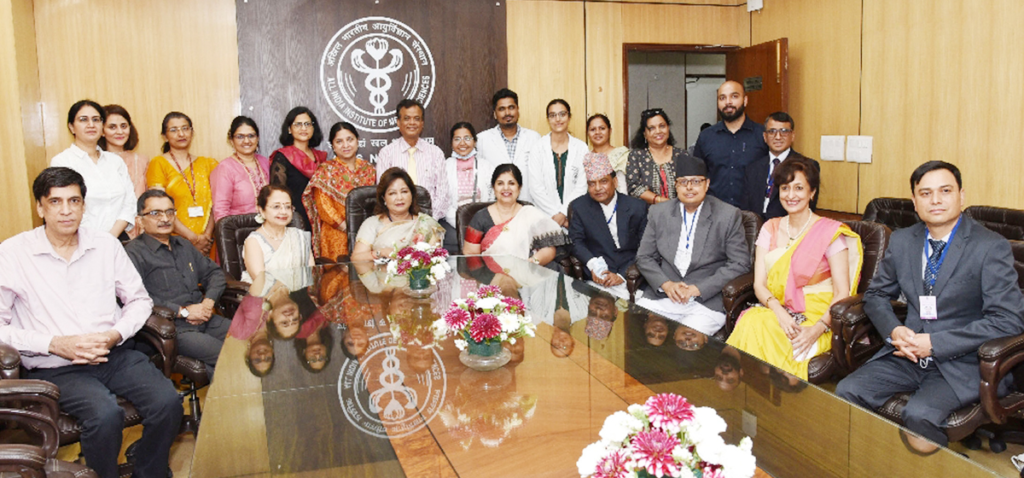 Arzu Deuba requests AIIMS for collaboration for safe motherhood and child health