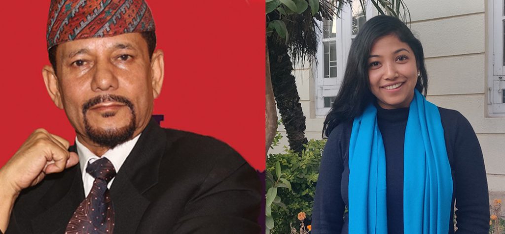 Dangol and Sthapit have registered UML’s candidacy for mayor of Kathmandu