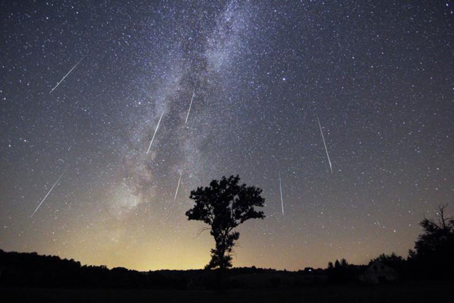 The Veena meteor shower has begun and may be viewed from Nepal on April 22nd