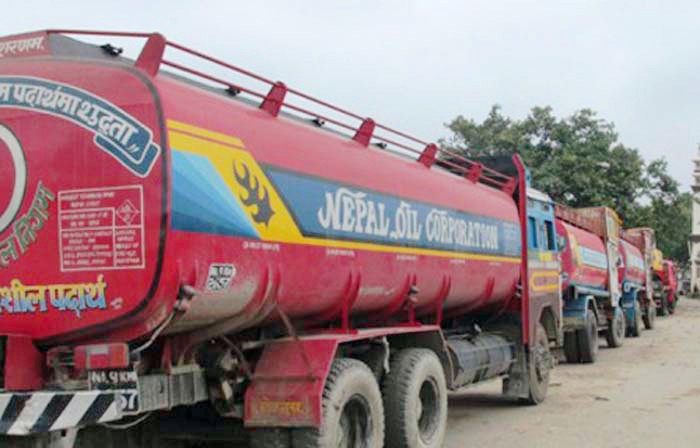 Fuel imports from the Birgunj customs office have increased