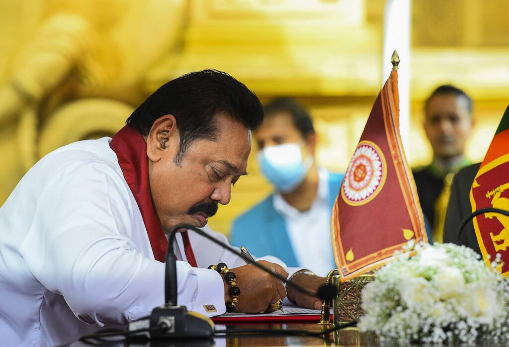 Rajapaksa, the Prime Minister of Sri Lanka, is expected to resign immediately