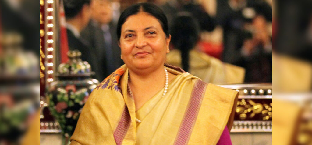 President Bhandari offers worship to Badimalika